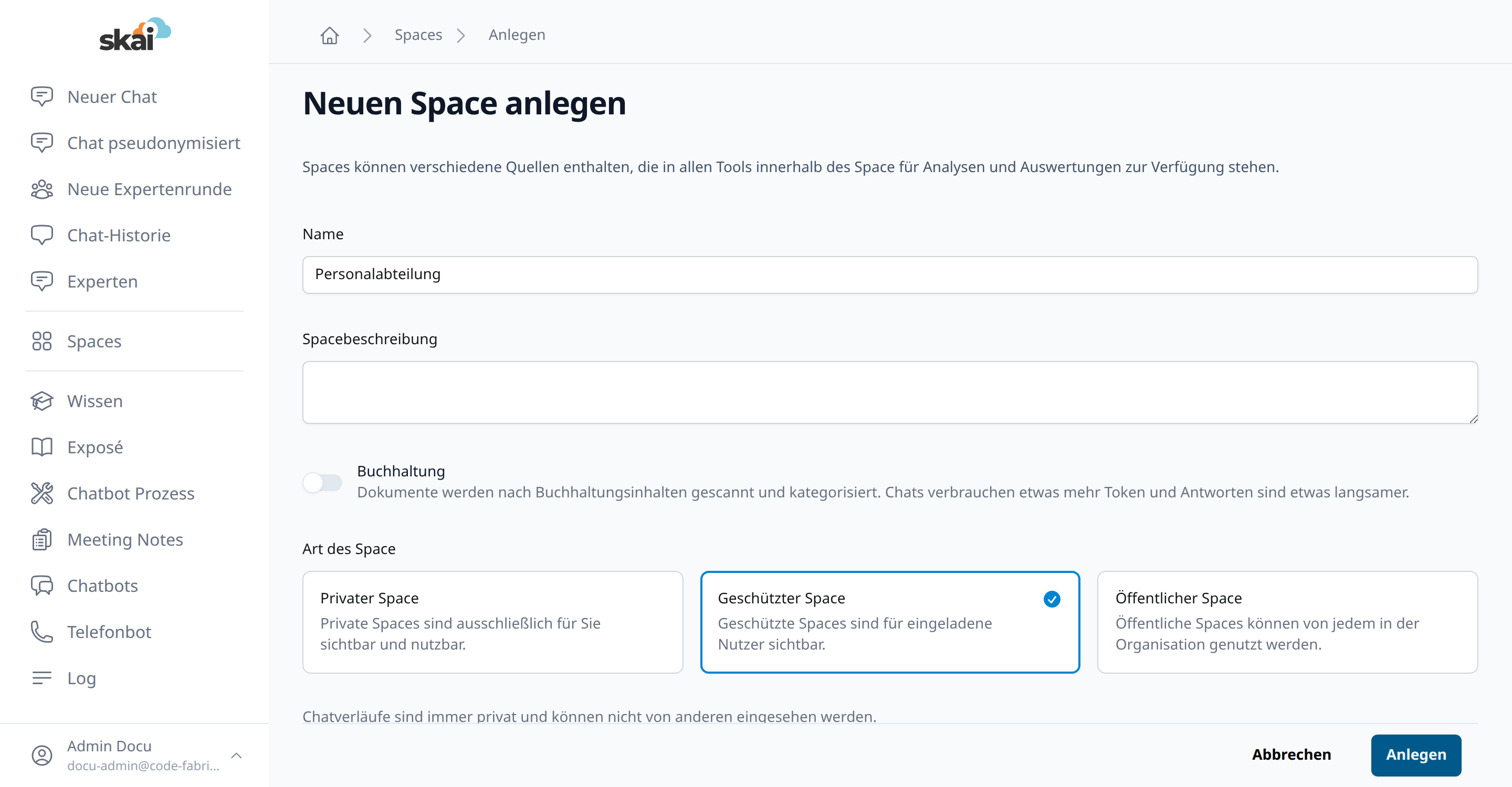 Geschützter Space mit Rollen Geschützter Space mit Rollen
