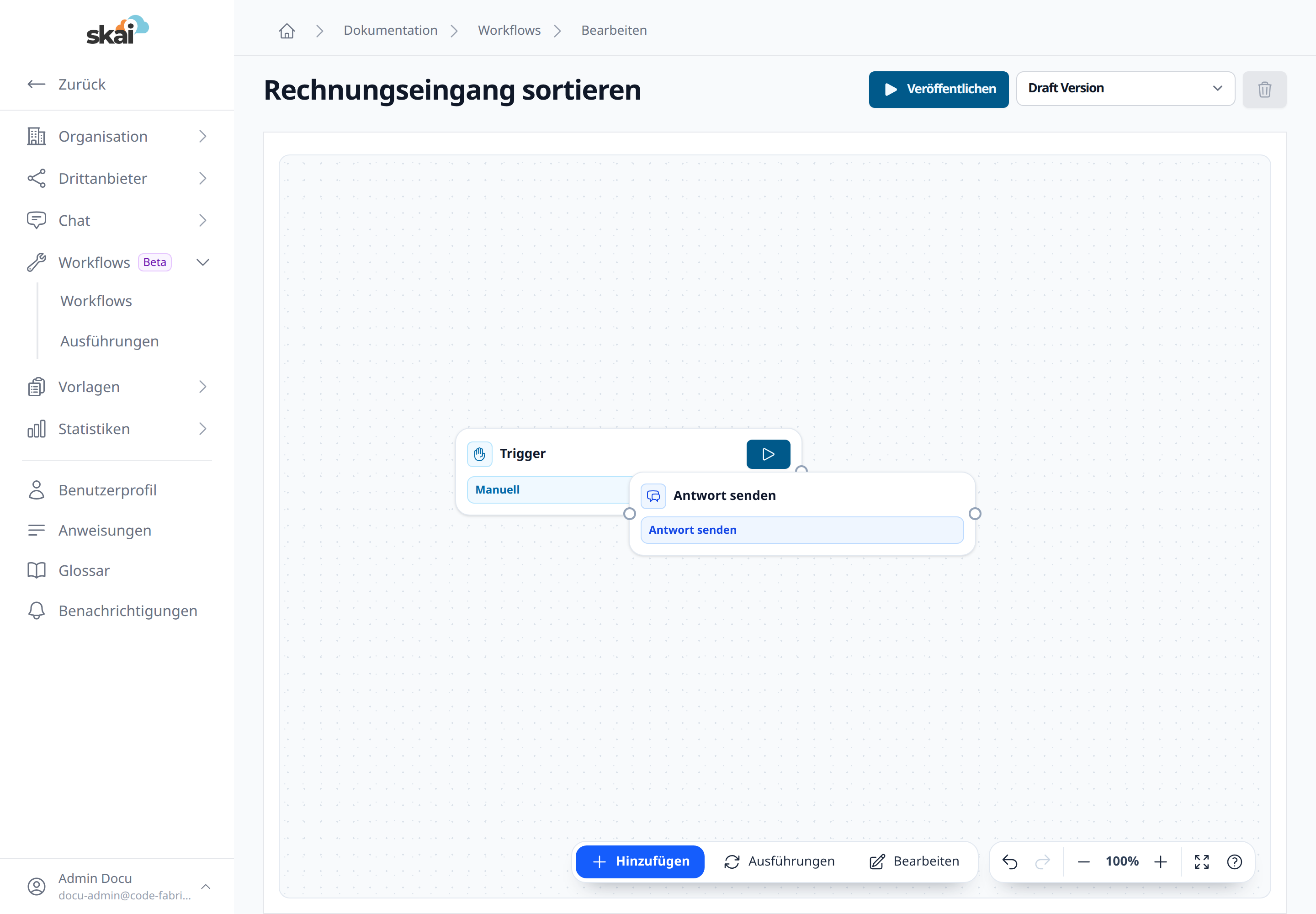 Der Workflow-Editor